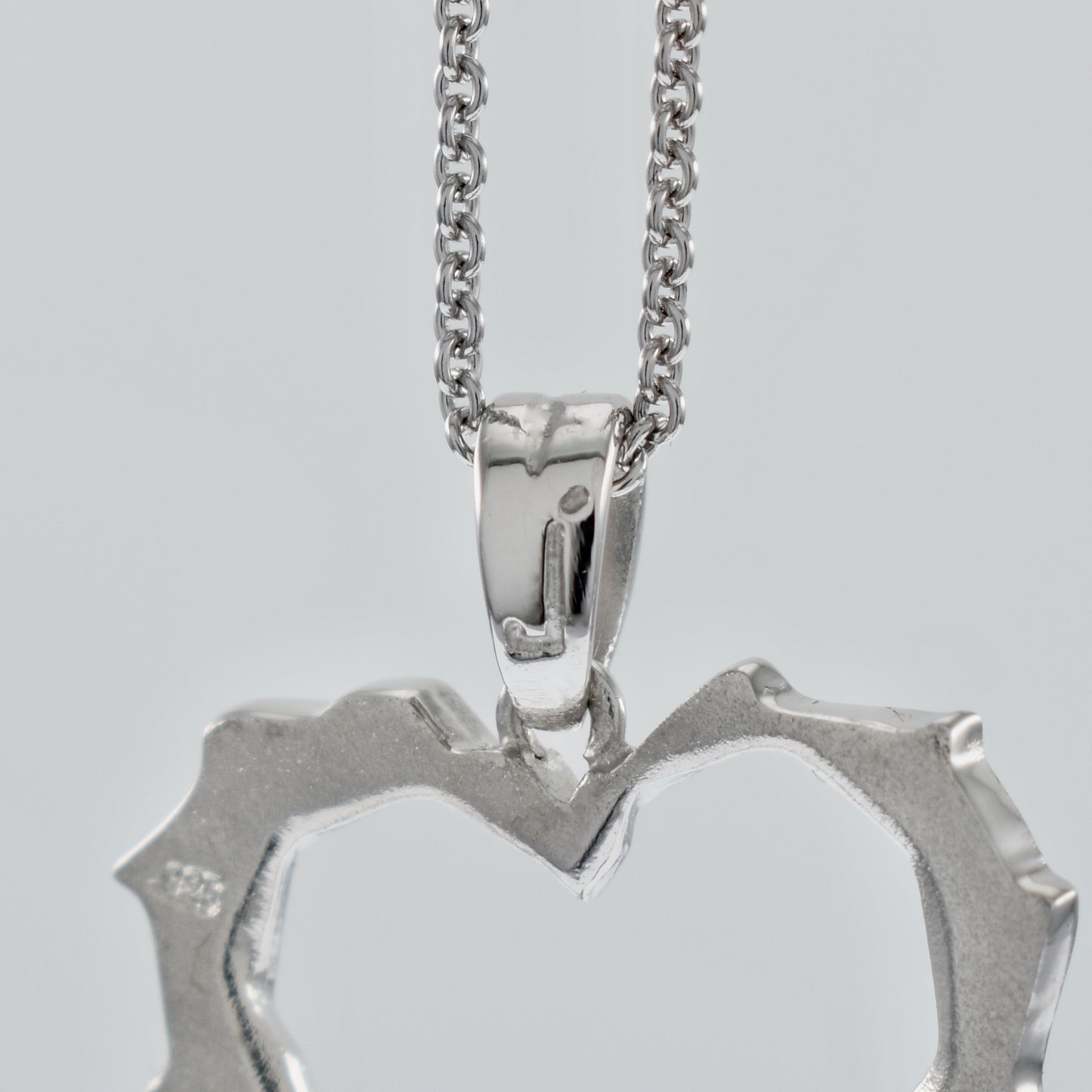 Herzanhänger "Liebesstern" mit Halskette