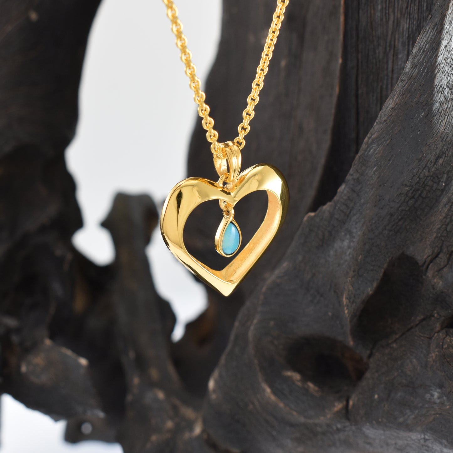Herzanhänger "Puls der Liebe" mit Halskette